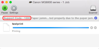 Obrázok: zobrazenie chybového hlásenia